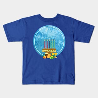 Kwanzaa candles Kids T-Shirt